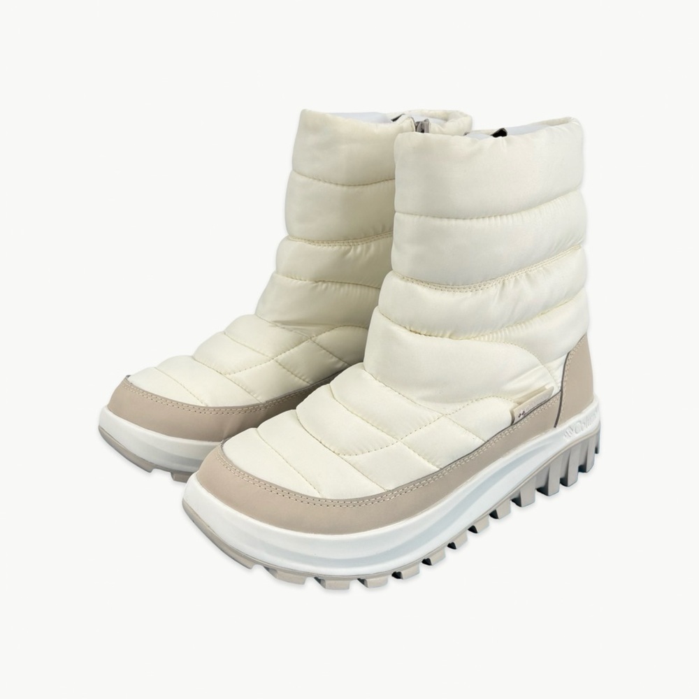 Columbia Snowtrot Waterproof Insulated Winter Mid Boots Size 9 White Outdoor New